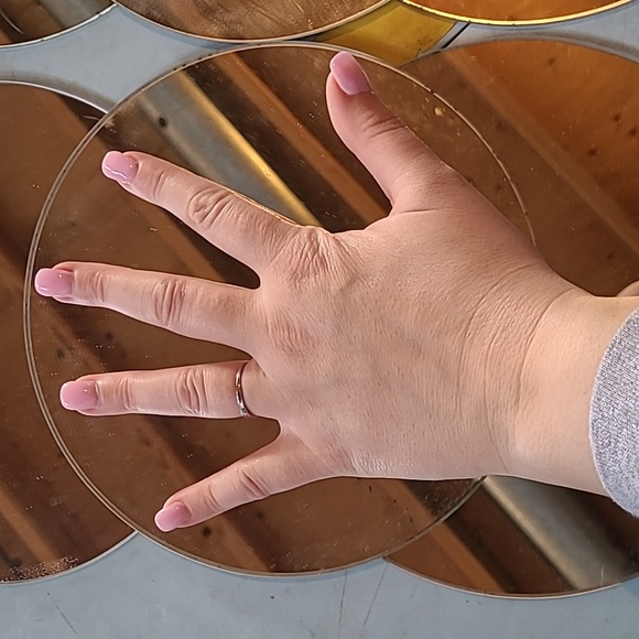 6 round table mirrors - Picture 3 of 6